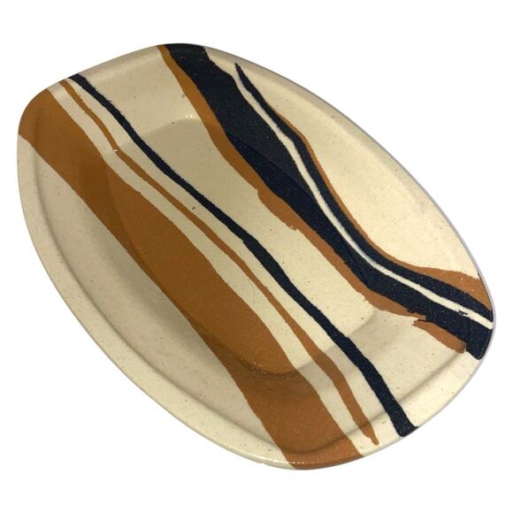 Jurg Lanzrein Other - Signed Jurg Lanzrein 1977 Ceramic Art Platter, Very Nice!